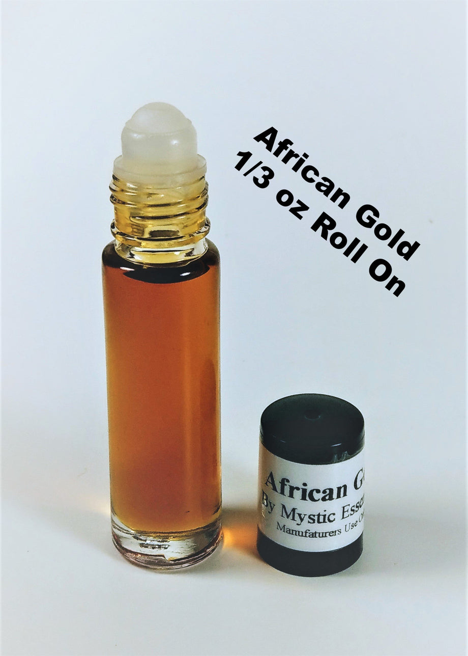 1/3 oz Roll On Perfume Oil with Gold Cap