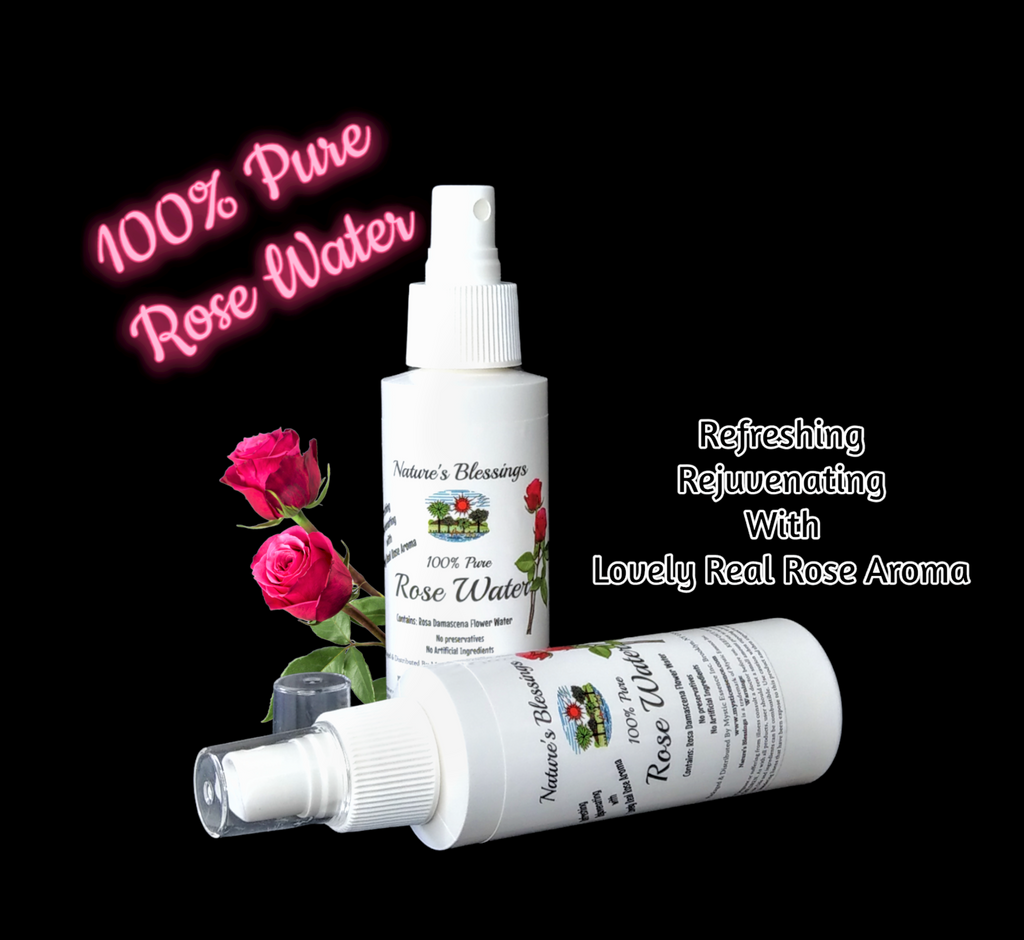 pure rose water for face