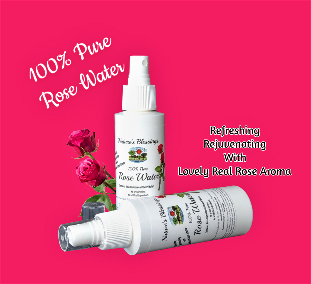 100 pure rose water for face